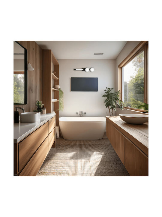 Eko Light Modern Leuchte Wand mit Integrierter LED Schwarz