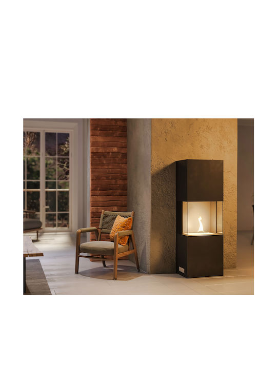 Tenderflame Τζάκι Εσωτερικού Χώρου Μεταλλικό Μαύρο 50x34x170cm