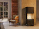 Tenderflame Τζάκι Εσωτερικού Χώρου Μεταλλικό Μαύρο 50x34x170cm