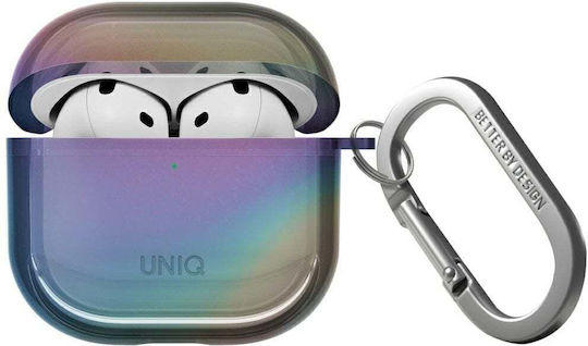 Uniq Θήκη Σιλικόνης με Γάντζο Midnight Quartz για Apple AirPods 4