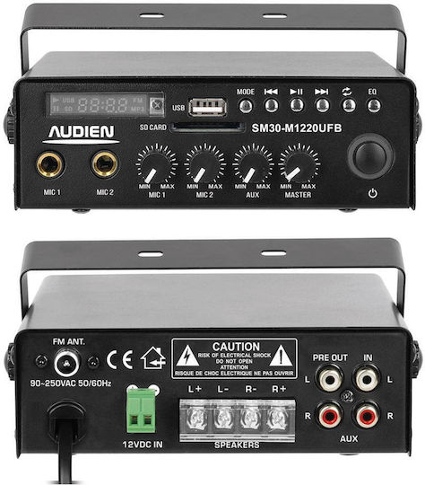 Audien Τελικός Ενισχυτής Hi-Fi Stereo SM30-M1220UFB
