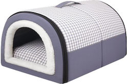 Denik Pets Φωλιά Τούνελ Γκρι Σκούρο Καρό 60cm Denik Pets Φωλιά Τούνελ Γκρι Σκούρο Καρό 60cm