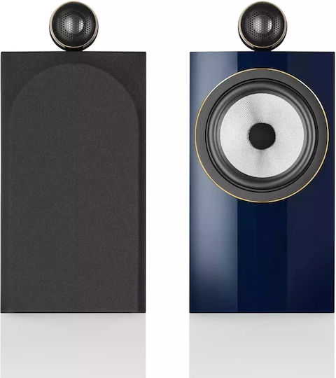 Bowers & Wilkins 705 S3 Signature Paar Hi-Fi Lautsprecher Buch selbst 120W 2 Anzahl von Fahrern B19.2xT33.7xH41.3cm. Midnight Blue