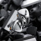 Ακουστικά Ψείρες In Ear Ασημί FX17