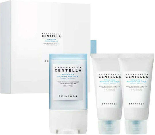 Skin1004 Centella Hyalu Cica Sunsational Sunscreen Set with Face Sunscreen & Serum SPF50 3 Pieces