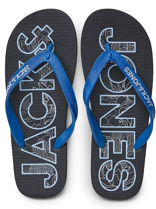 Jack & Jones Ανδρικά Flip Flops Anthracite/Black