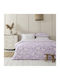 Nima Set Cearșafuri 240x260cm. Beta Pink, Lilac 4buc