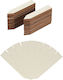 Set 60 Relaxdays Holz Pflanzenetiketten Braun