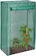Plasă de Grădină pentru Balcon Dimensiuni 150 X 100 X 50 Cm Verde Transparent Relaxdays
