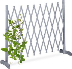 Expandable Trellis Climbing Plants Relaxdays Wood Dimensions H X W 90 X 28cm Length 25 275cm Gray