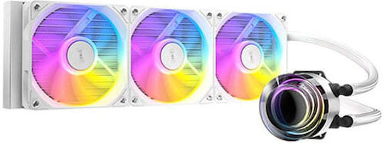 Antec Vortex Lum 360 Water Cooling System AIO CPU with 3 Fans 120mm and ARGB Lighting White