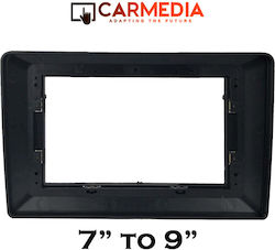 Carmedia Πρόσοψη 1 Din Συμβατή με Οθόνη 9" Universal