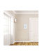 Cutie de depozitare chei din lemn cu 6 cârlige Dimensiuni 29 X 22 X 8 cm Alb Home Sweet Home Relaxdays
