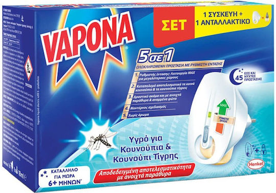 Vapona Συσκευή με Υγρό για Κουνούπια