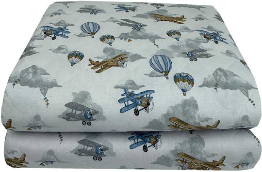 Astron Italy Kids Quilt Single Sky Fly Multicolour 160x250cm
