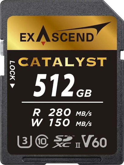 ExAscend SDXC 512GB U3 V60 UHS-II