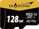 ExAscend microSDXC 128GB U3 V30 A2 UHS-I 175MB/s