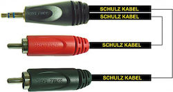 Schulz Kabel Rca33 Καλώδιο 2xrca-1xjack Stereo 3.5mm 6m Καλώδιο 2xrca-1xjack Stereo 3.5mm 6m Schulz Kabel Rca33 Καλώδιο 2xrca-1xjack Stereo 3.5mm 6m Καλώδιο 2xrca-1xjack Stereo 3.5mm 6m