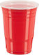 Relaxdays Einwegbecher Kunststoff Rot 480ml
