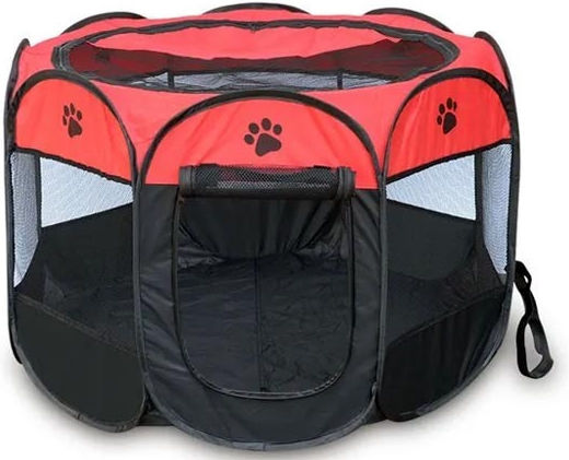 Value Imports Park Dog in Red Color 73 x 73 x 40cm
