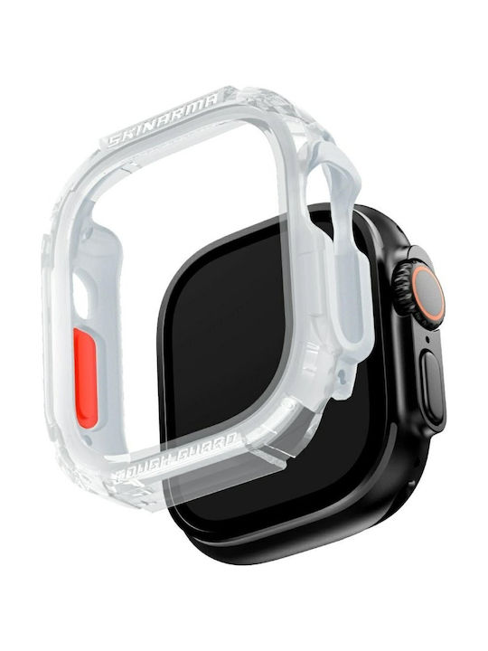 Skinarma Carcasă de Plastic în culoarea Transparent pentru Apple Watch 49mm Skinarma Carcasă de Plastic în culoarea Transparent pentru Apple Watch 49mm