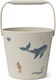 Liewood Moira Sea Beach Bucket made of Silicone Beige