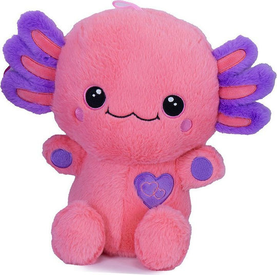 PCMerch Λούτρινο Pink Axolotl With Hearth Pink Axolotl 35 εκ.