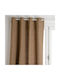 Wild Beige Curtain with Grommets 140x260cm