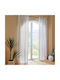 Curtain with Grommets Lazi White 140x240cm