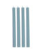 Arti Casa Decorative Candle Taper Turquoise 25cm 4 Pieces 03.24785