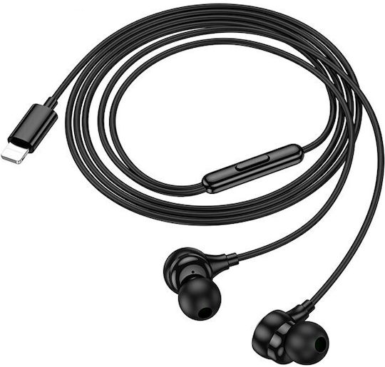 Hoco M116 Benevolent In-ear Handsfree Ακουστικά με Βύσμα USB-C Μαύρο