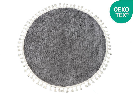 Bioafrol Como Χαλί Ορθογώνιο Dark Grey 160x160cm