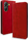 Bodycell Buchen Sie Synthetisches Leder / Leder Rot (Poco X7 Pro)