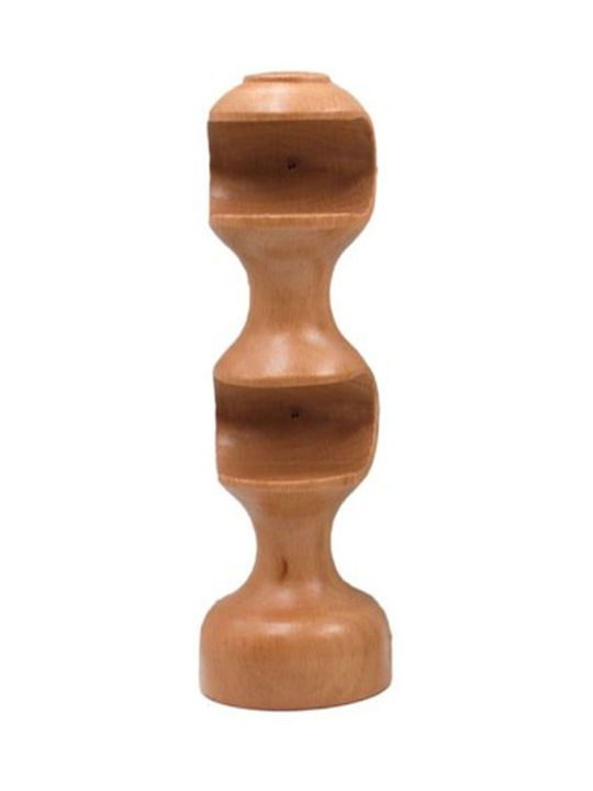 Galifas Curtain rail base Wall made of Wood Brown 1pcs