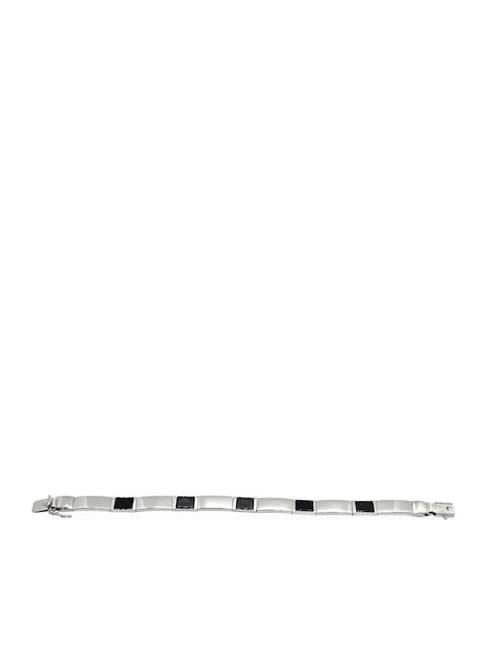 Mentzos Women's Bracelet made of White gold 14K