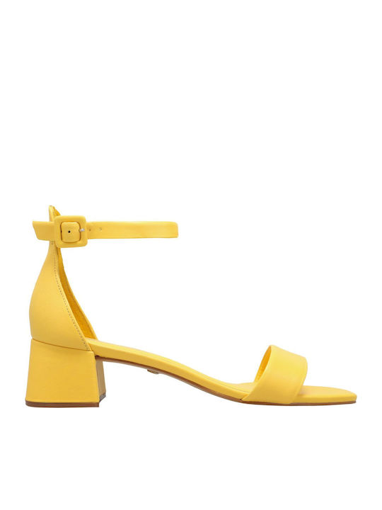 Carrano Leather Sandals Yellow