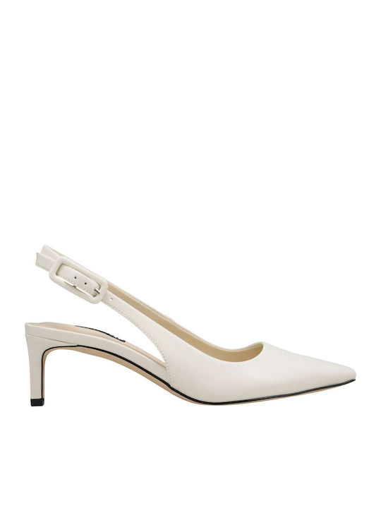 Nine West Pantofi cu toc Ecru