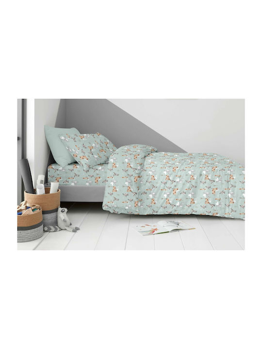 Astron Italy Knight Dragon Set Kids Pillowcases Made of 100% Cotton 52x72cm Green
