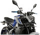 Puig Μπροστά Spoilers Μοτοσυκλέτας για Yamaha MT-09 Μαύρο