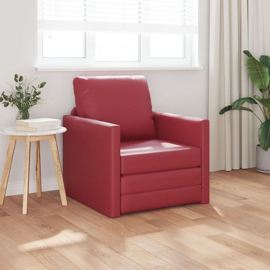 Sessel 74x77x81cm Bordeaux Sessel 74x77x81cm Bordeaux