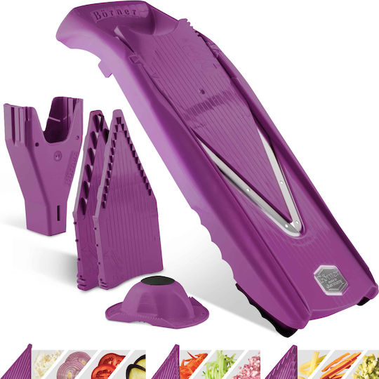 Borner Kitchen Slicer V5 Powerline Starter Set 6 Pieces Purple