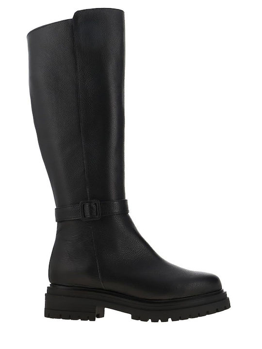 Kalogirou Leather Women's Boots Black