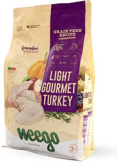 Weego Gourmet 10kg Ξηρά Τροφή Διαίτης, χωρίς Σιτηρά για Ηλικιωμένους Σκύλους με Γαλοπούλα, Λαχανικά, Κρέας, Κοτόπουλο, Ψάρια και Αρνί