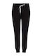 Women's High Rise Fabric Pants in Skinny Fit Black