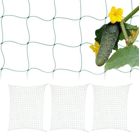 Set aus 4 Polyethylen-Netzen für Kletterpflanzen Relaxdays 180 x 270 cm Grün