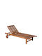 Șezlong Rattan Alb cu Masă 2 bucăți 197x74x33cm