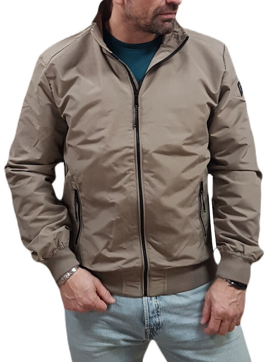 Rebase Μπουφάν Αντιανεμικό Greige, Beige