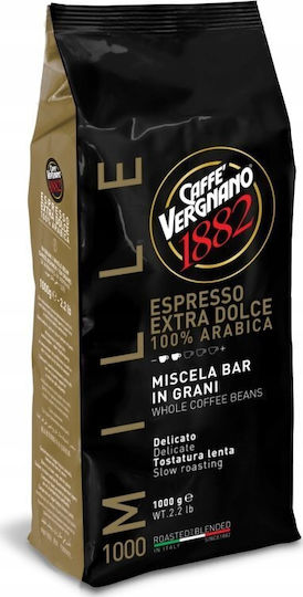 Caffe Vergnano 1882 Espresso Coffee Arabica Dolce Whole Beans 1kg