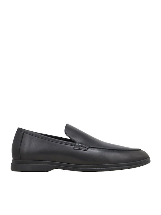 Kalogirou Men's Leather Loafers Black