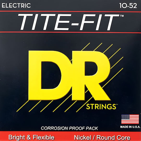 DR Tite-fit Σετ Χορδών Ηλεκτρικής Κιθάρας 10 - 52"